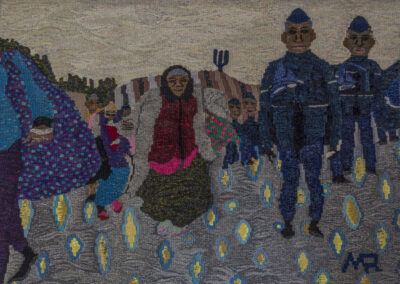 Les Roms : Bienvenue en France - 2014, Fils divers 110x80cm